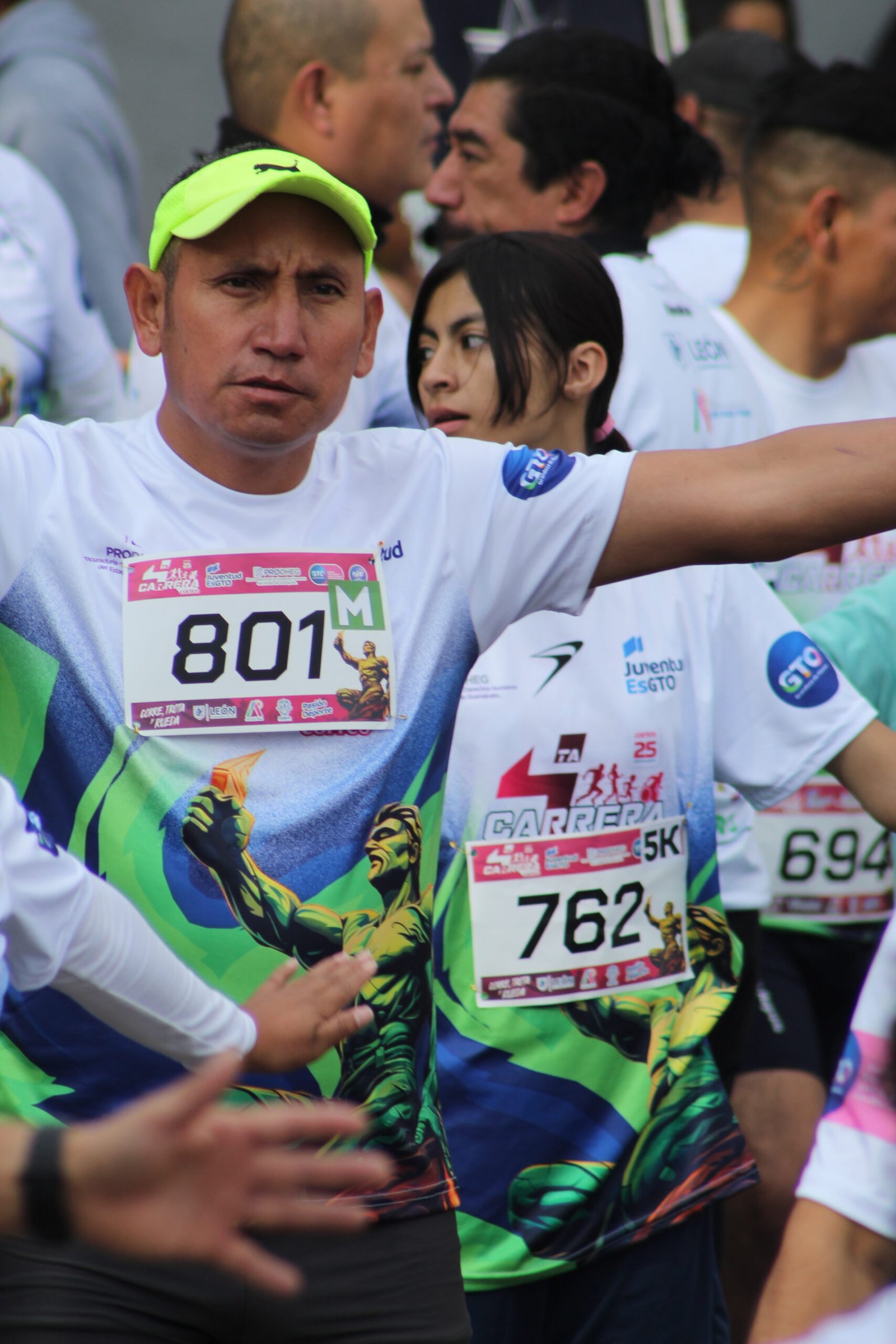 Corredores en ruta